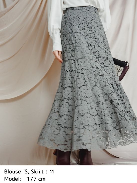 【通常商品】マーメイドレーススカート