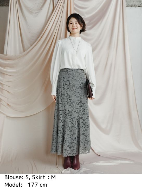 【通常商品】マーメイドレーススカート