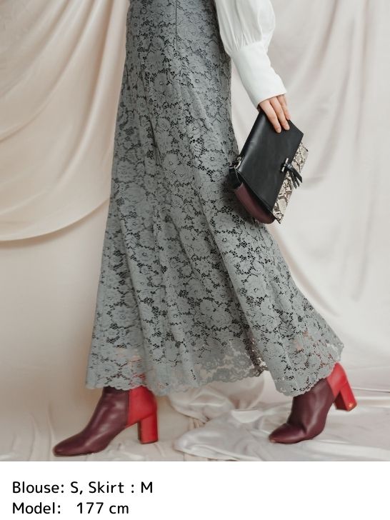 【通常商品】マーメイドレーススカート