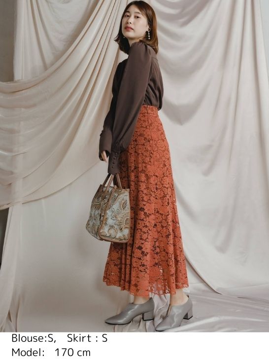 【通常商品】マーメイドレーススカート