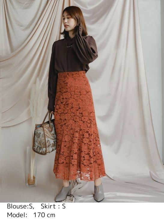 【通常商品】マーメイドレーススカート