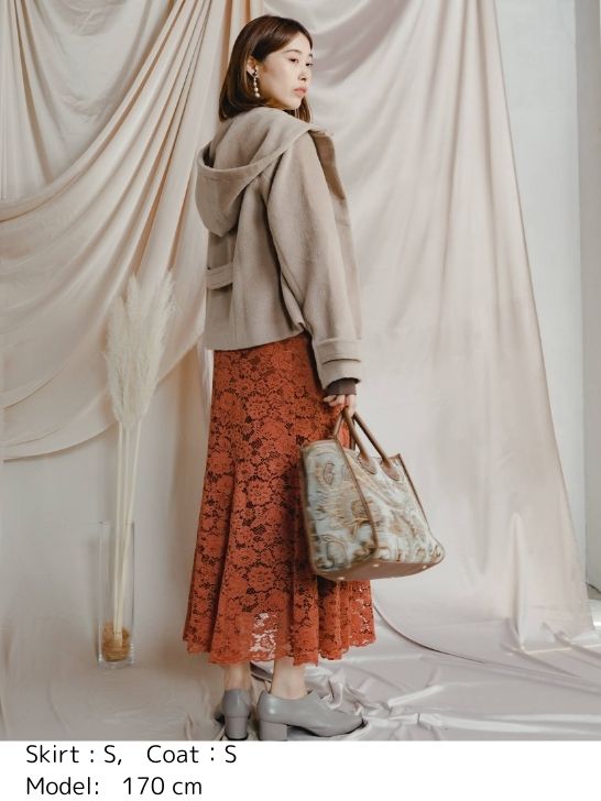 【通常商品】マーメイドレーススカート