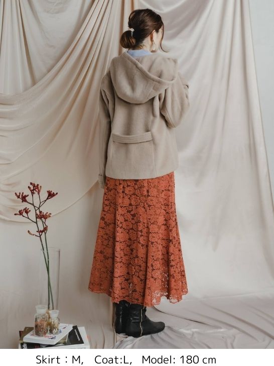 【通常商品】マーメイドレーススカート