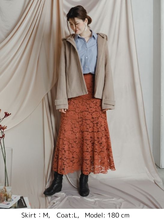 【通常商品】マーメイドレーススカート