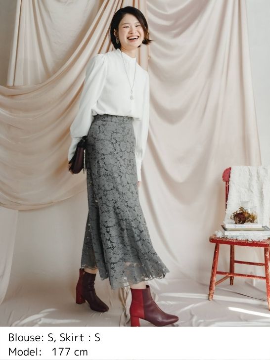 【通常商品】マーメイドレーススカート