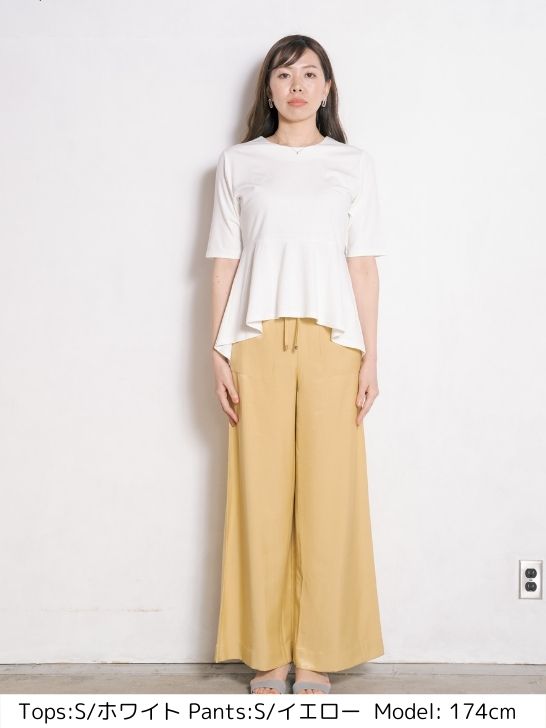 ペプラムTシャツ