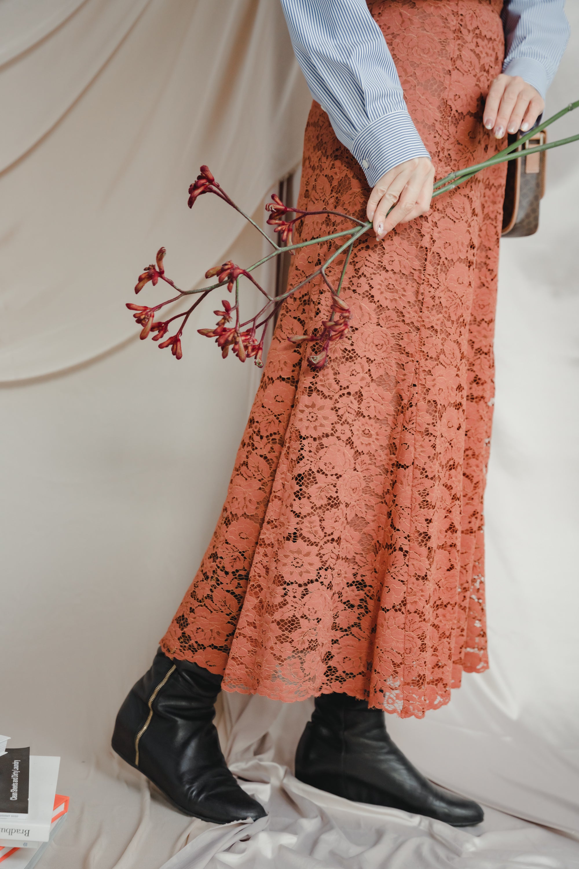 【通常商品】マーメイドレーススカート