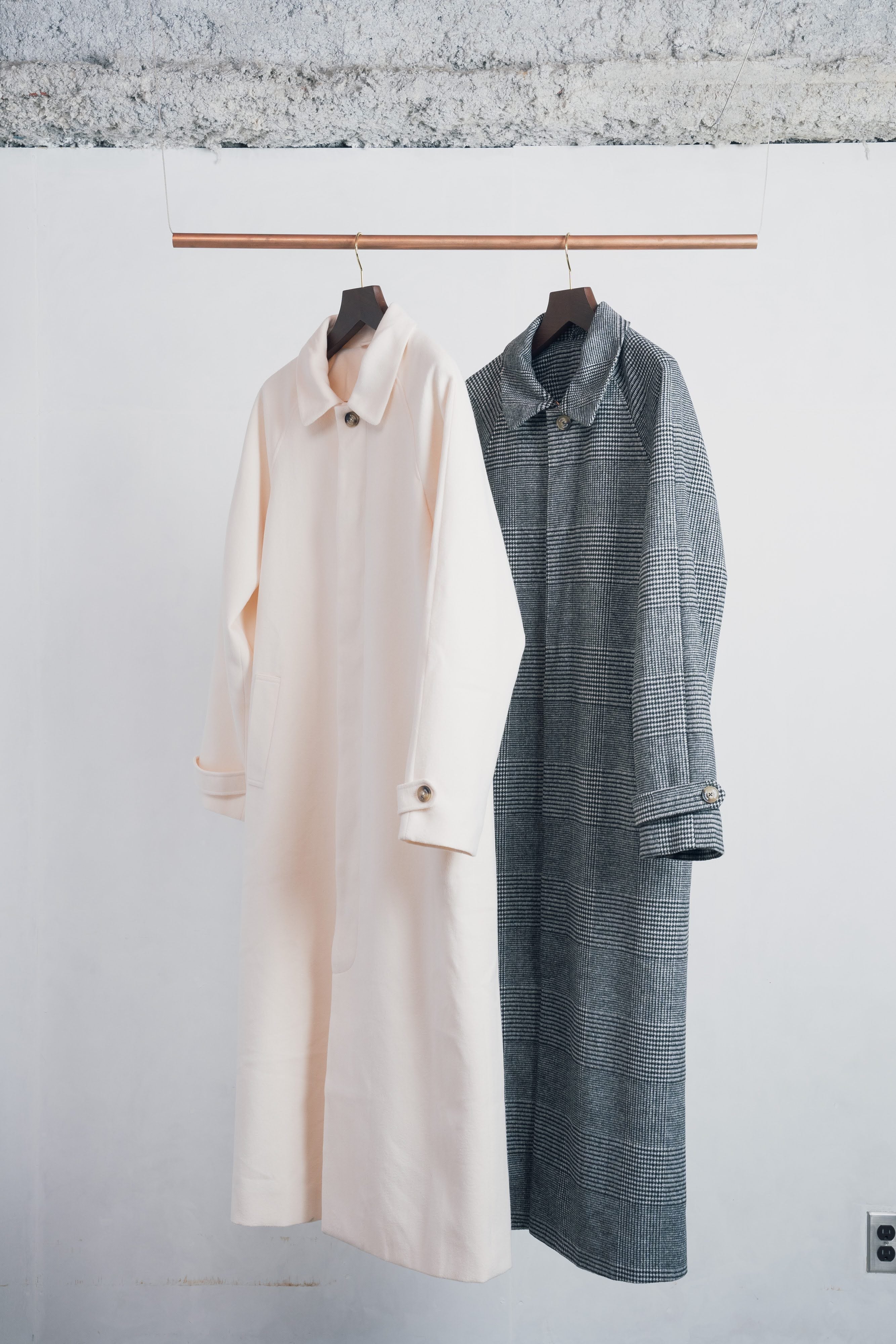 ステンカラーロングコート