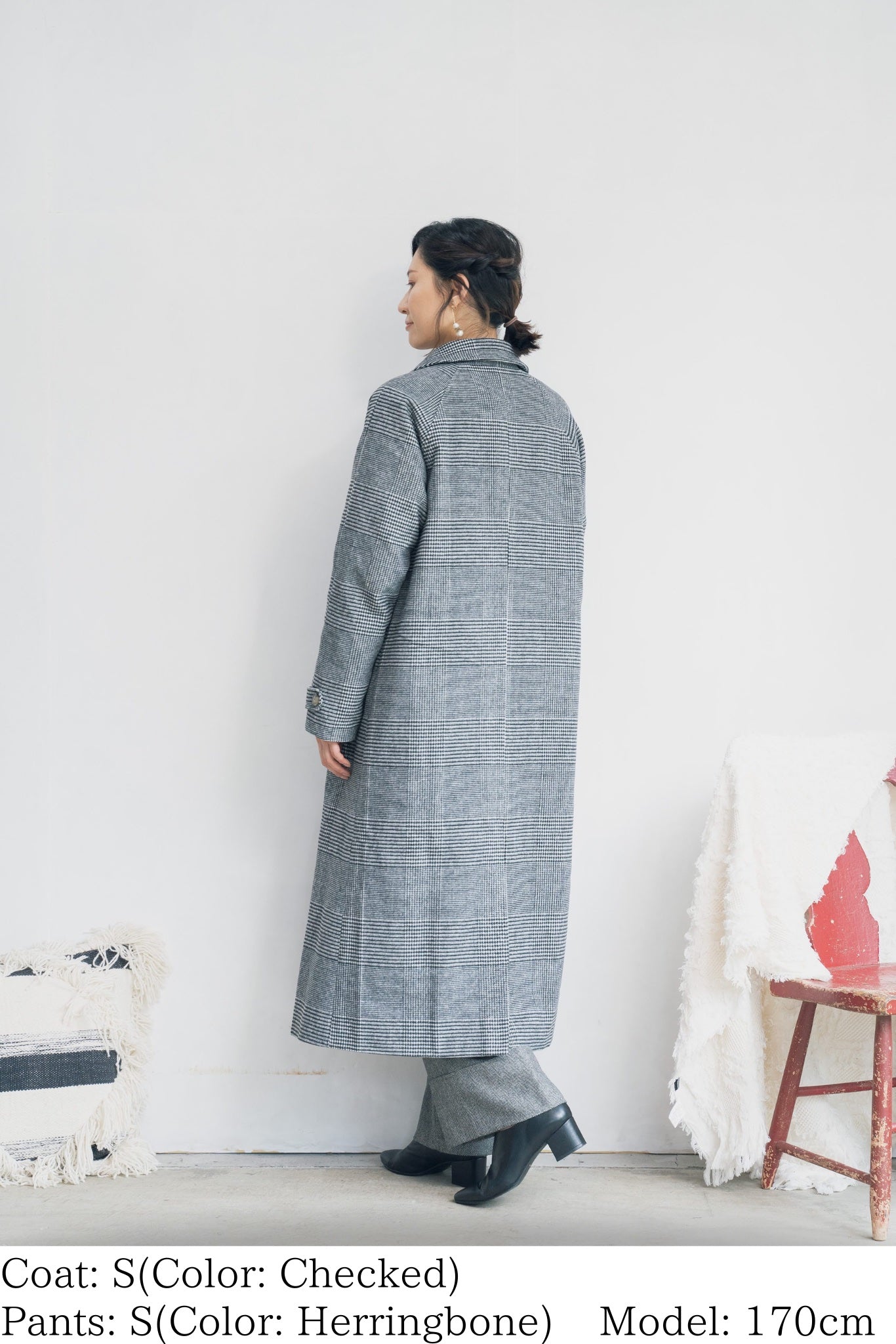 ステンカラーロングコート