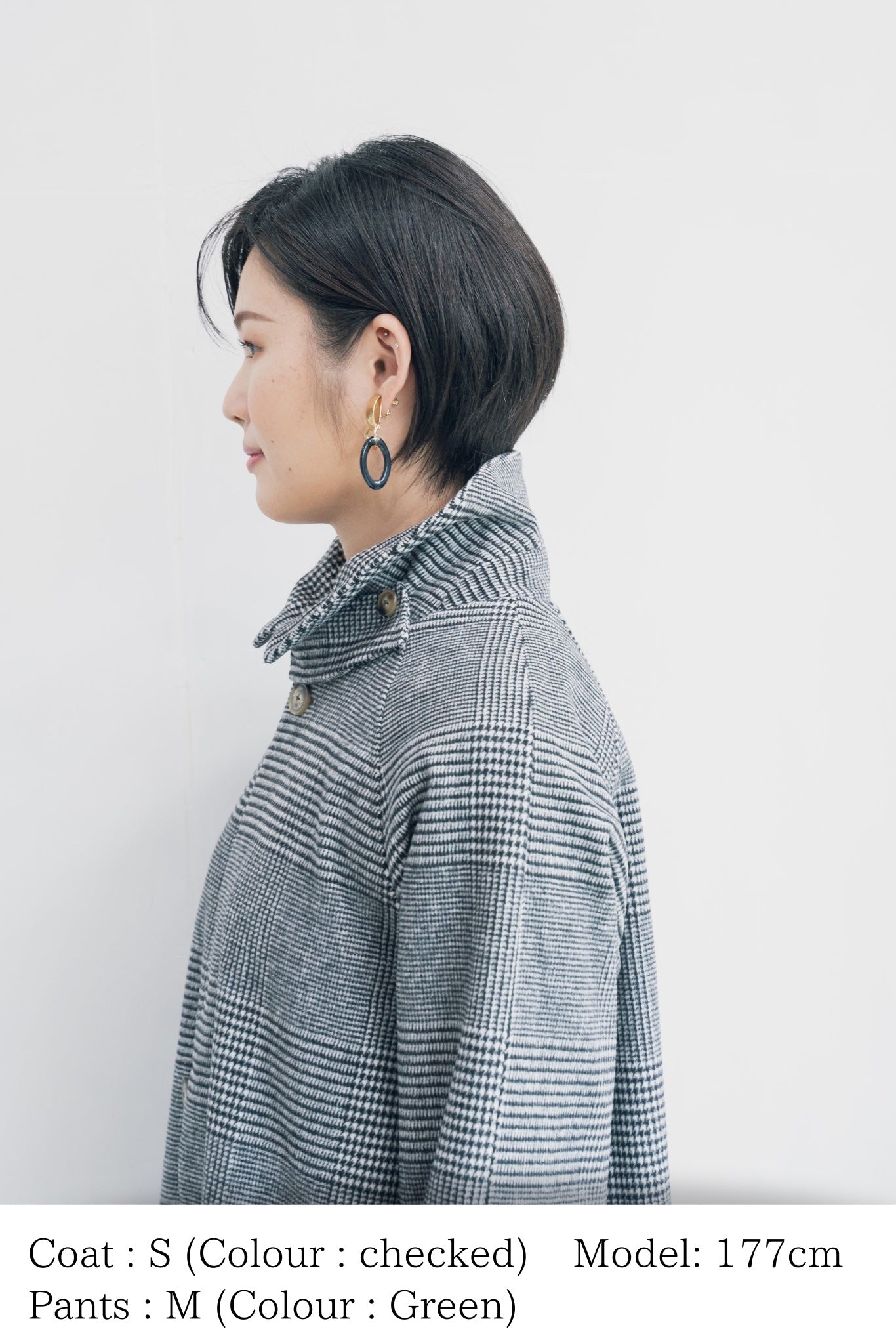 ステンカラーロングコート