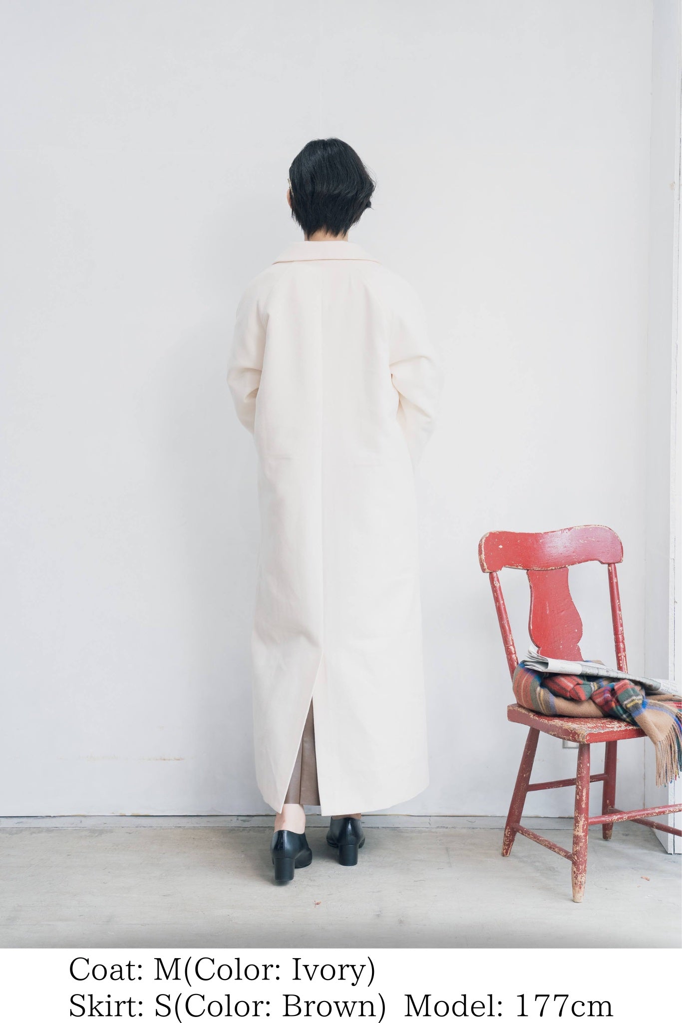 ステンカラーロングコート