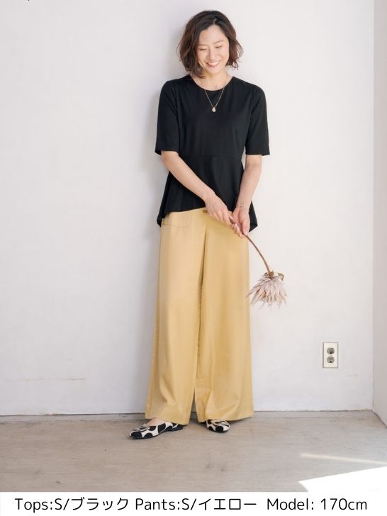 ペプラムTシャツ