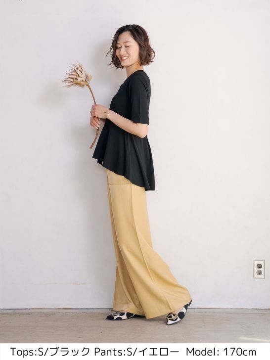 ペプラムTシャツ