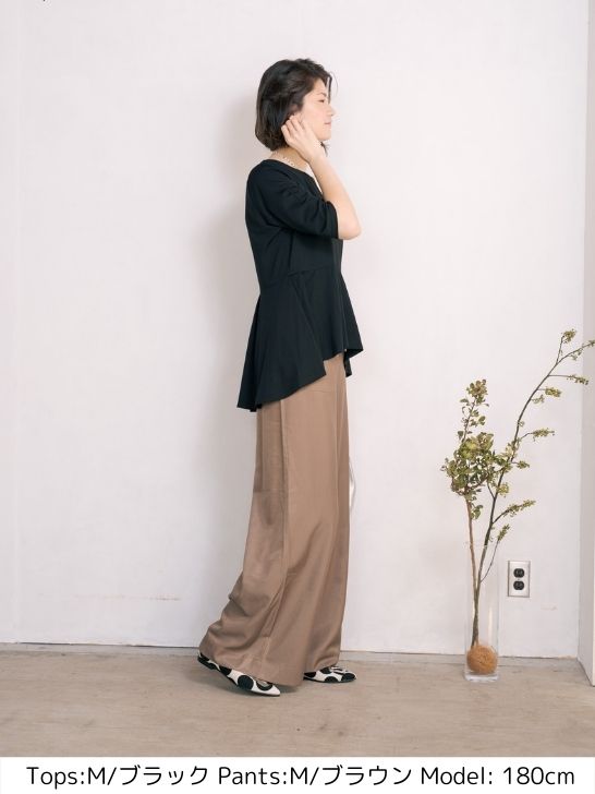 ペプラムTシャツ