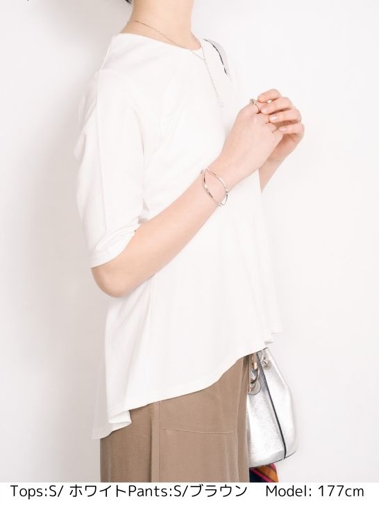 ペプラムTシャツ