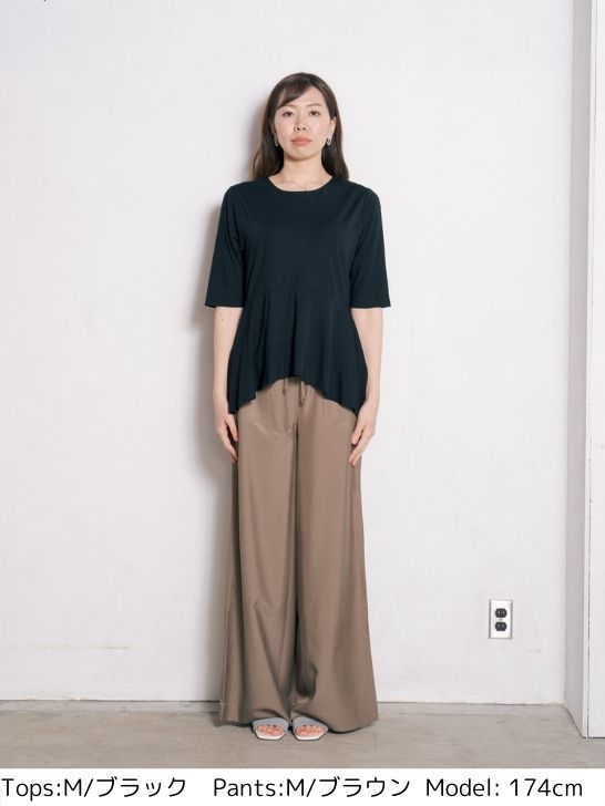 ペプラムTシャツ