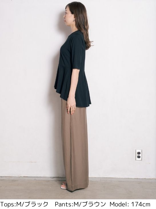 ペプラムTシャツ